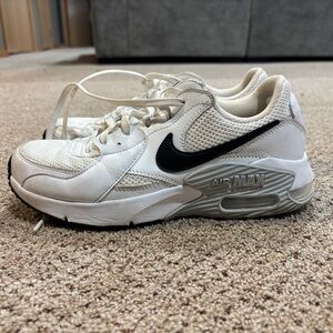 Nike Air Max Cream and Black Sneakers